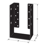 Simpson Strong-Tie APHH610R 8-1/4") 12Ga Concealed-Flange Heavy Joist Hanger for 6x10 Rough - 2