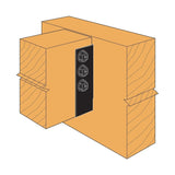 Simpson Strong-Tie APHH610R 8-1/4") 12Ga Concealed-Flange Heavy Joist Hanger for 6x10 Rough - 3