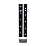 Simpson Strong-Tie APLH210R (2-1/16" x 7-3/4") 14Ga Concealed-Flange Light Joist Hanger for 2x10 Rough, ZMAX/Black Finish