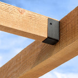 Simpson Strong-Tie APLH24 (1-9/16" x 3-5/16") 14Ga Concealed-Flange Light Joist Hanger for 2x4, ZMAX/Black Finish - 3