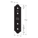 Simpson Strong-Tie APST412 Outdoor Accents Mission Collection Strap for 4x - 2