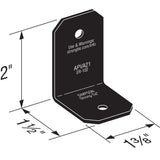 Simpson Strong-Tie APVA21 Outdoor Accents Avant Collection Angle for 2x Lumber - 2