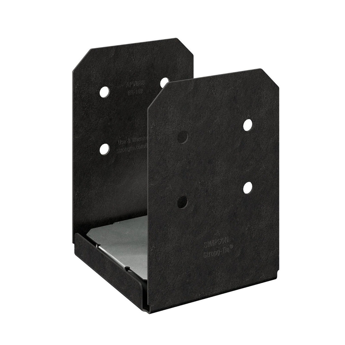 Simpson Strong-Tie APVB88 (8x8) Outdoor Adjustable Post Base - ZMAX/Bl ...