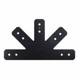 Simpson Strong-Tie APVGP1212-4 (12:12, 4x) Outdoor Accents Avant Collection Black Powder-Coated Gable Plate