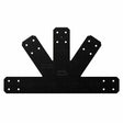 Simpson Strong-Tie APVGP812 (8:12 Pitch) Outdoor Accents Avant Collection Black Powder-Coated Gable Plate