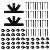 Simpson Strong-Tie APVGP812 (8:12 Pitch) Outdoor Accents Avant Collection Black Powder-Coated Gable Plate - 2