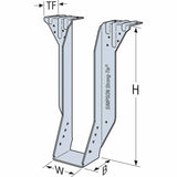Simpson BA2.37/9.5 Strong-Tie Top-Flange Joist Hanger for 2-5/16" x 9-1/2" Engineered Wood - 2
