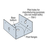 Simpson Strong-Tie BC460 (4x6) Post Base - G90 Galvanized - 2