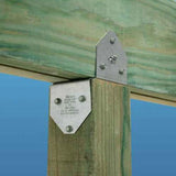Simpson Strong-Tie BC4Z (4x) 18 Gauge Post Cap - ZMAX Finish - 2