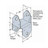 Simpson BC6 Strong-Tie Galvanized Post Cap for 6x - 4