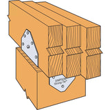 Simpson Strong-Tie BCS2-3/6 (Triple 2x Beam, 6x Post) Galvanized Post Cap - 4