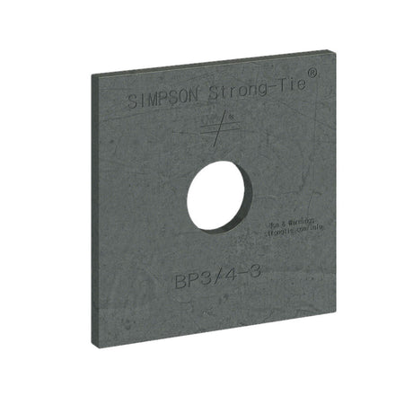 Simpson BPS 3/4-3 Strong-Tie Slotted Bearing Plate with 3/4" Bolt Diameter