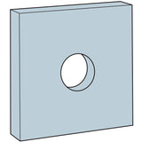 Simpson BPS 3/4-3 Strong-Tie Slotted Bearing Plate with 3/4" Bolt Diameter - 4