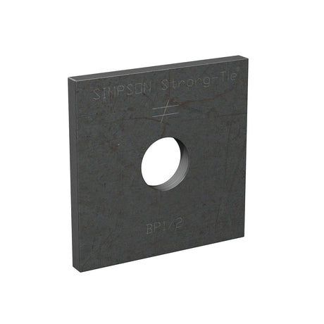 Simpson BP 1/2 Strong-Tie Bearing Plate with 1/2" Bolt Diameter