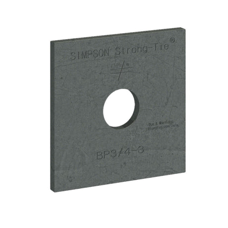 Simpson BP 7/8-R Strong-Tie Bearing Plate with 7/8" Bolt Diameter