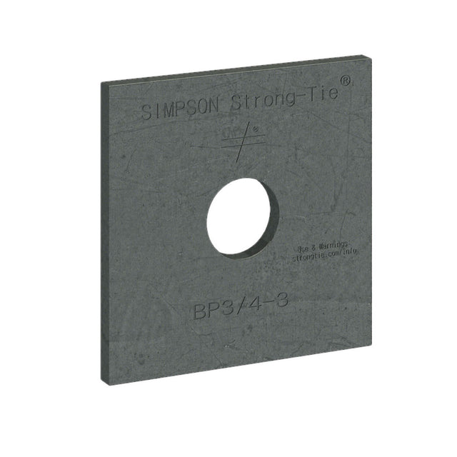Simpson BP 7/8-R Strong-Tie Bearing Plate with 7/8" Bolt Diameter