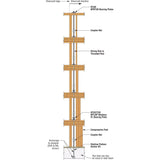Simpson BP 7/8-R Strong-Tie Bearing Plate with 7/8" Bolt Diameter - 10