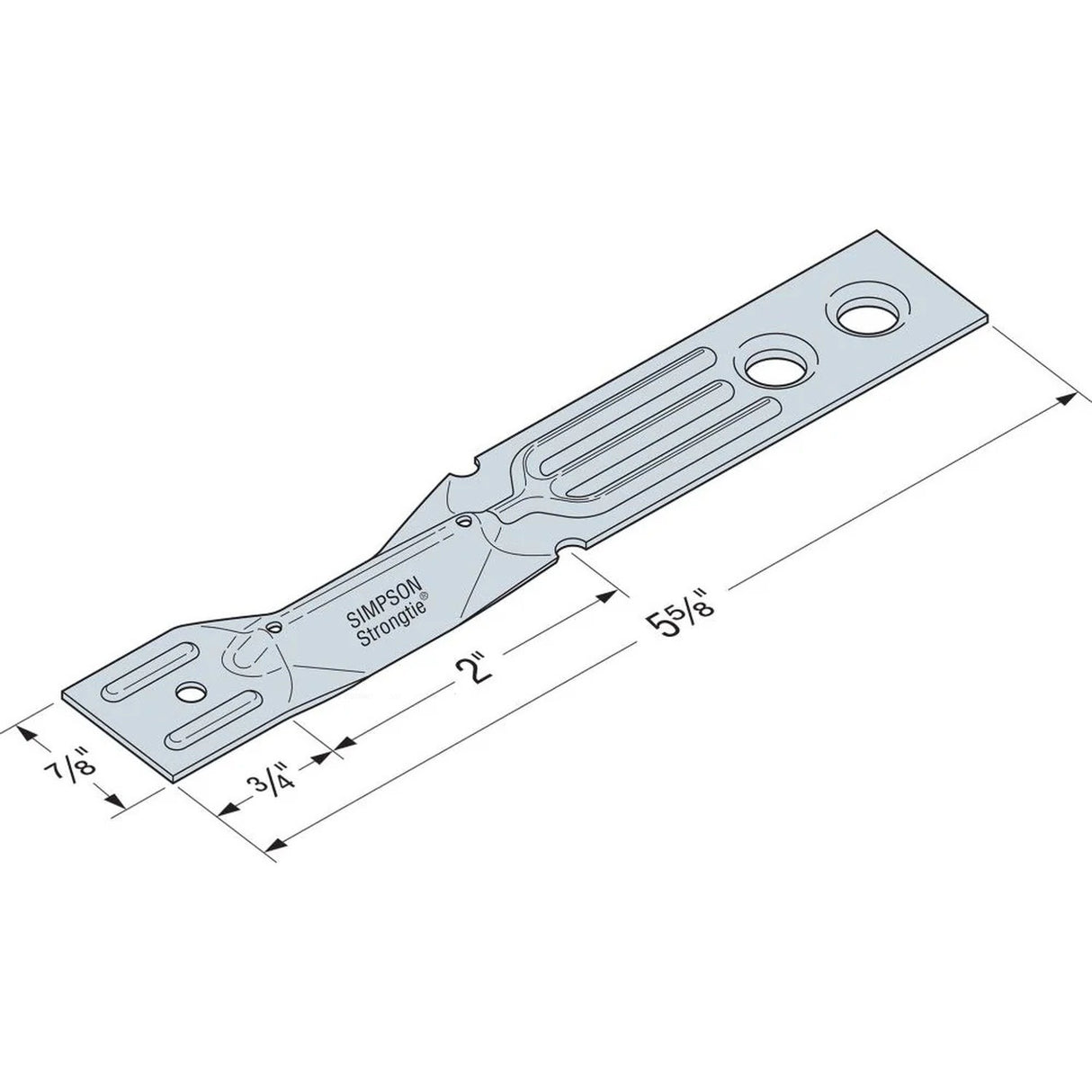 Simpson Strong-Tie BTH High Performance Brick Tie for Masonry Veneer (500 Pack) - 2