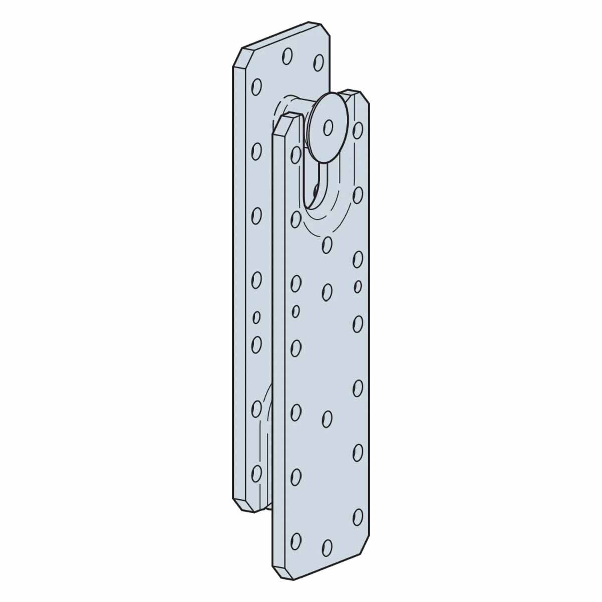 Simpson CBH2.37X5.5B-KT Strong-Tie Concealed Joist-to-Beam Hanger Kit for Engineered Wood, Electrogalvanized, 2-3/8" x 5-1/2 in. - 2