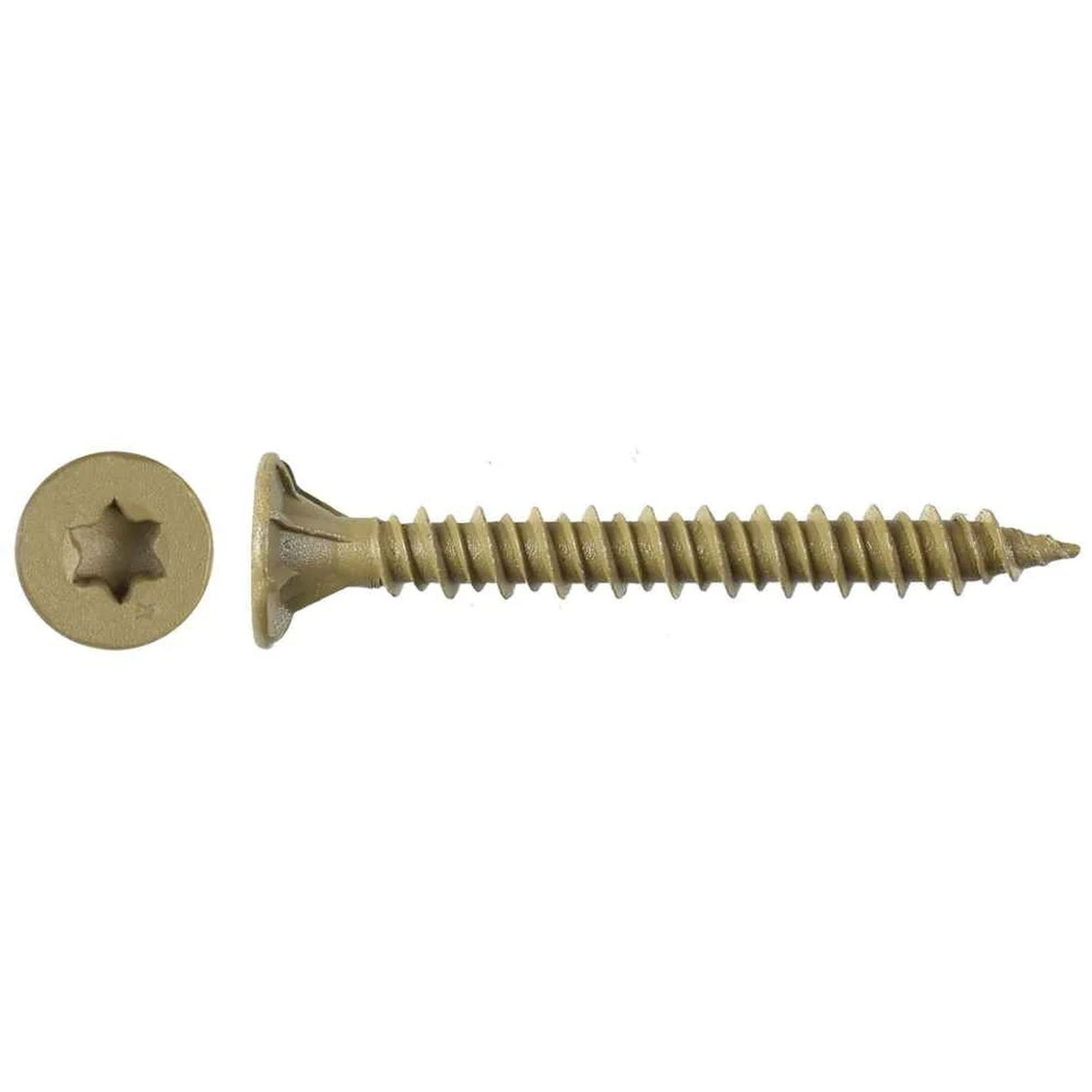 Simpson Strong-Tie CBHL158R600 Strong-Tie Cement Board Screw High-Low Thread T25 Star Drive (600 Pack)