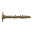 Simpson Strong-Tie CBT08112R100 (#8 x 1-1/2") T20 Wafer-Head Construction Screw, Quik Guard Coating, Tan (100 Pack)