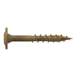 Simpson Strong-Tie CBT08114R300 (#8 x 1-1/4") T20 Wafer-Head Construction Screw, Tan, Quik Guard Coating (300 Pack)