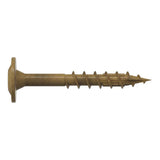 Simpson Strong-Tie CBT08114R300 (#8 x 1-1/4") T20 Wafer-Head Construction Screw, Tan, Quik Guard Coating (300 Pack)