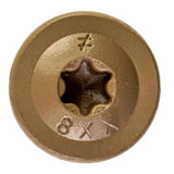 Simpson Strong-Tie CBT08200R100 (#8 x 2") T20 Wafer-Head Construction Screw Tan (100 Pack) - 2