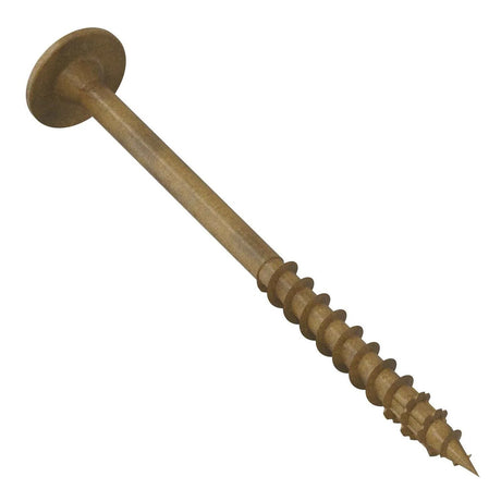Simpson Strong-Tie CBT08212MB (#8 x 2-1/2") T20 Wafer-Head Construction Screw, Quik Guard Coating, Tan (1750 Pack) - 2