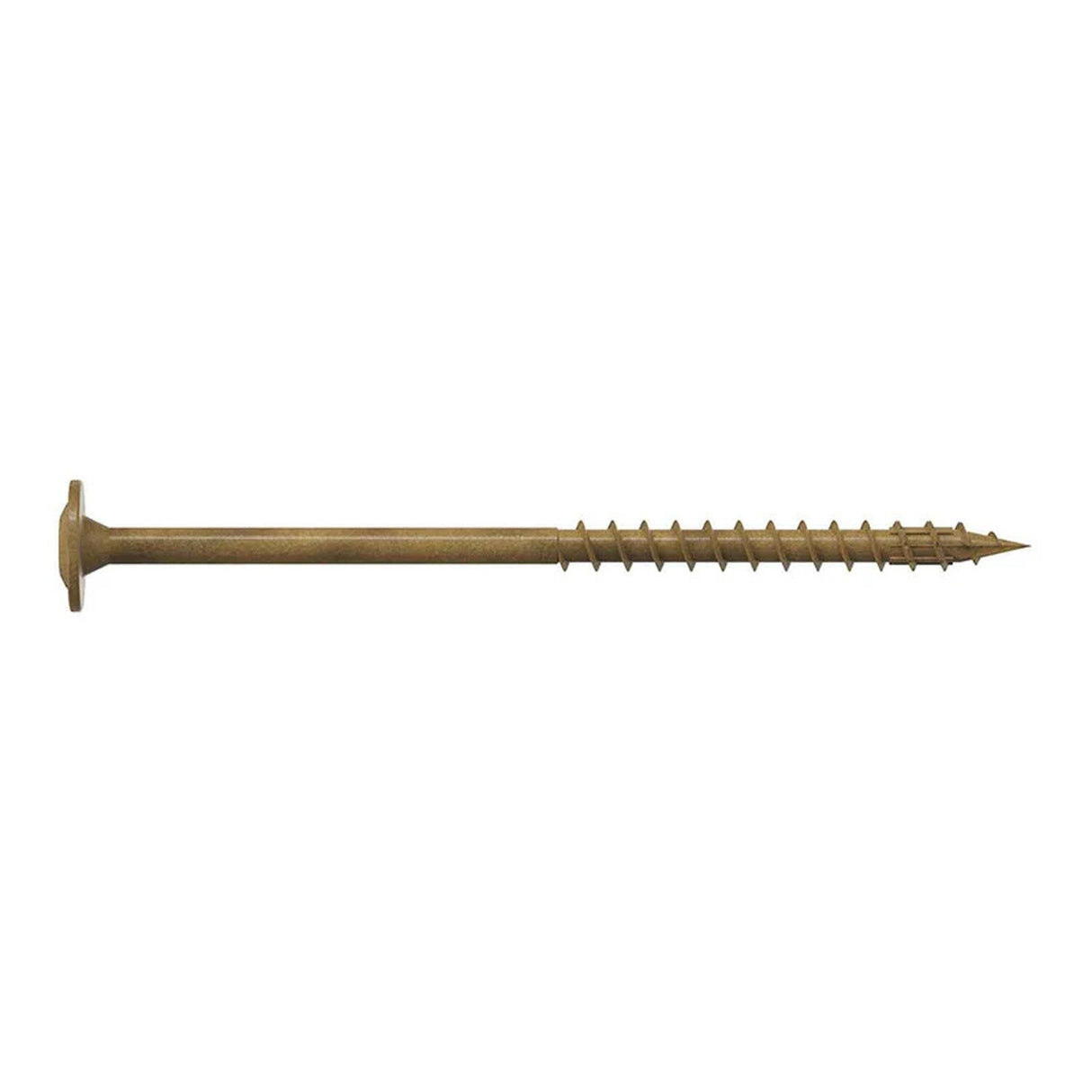 Simpson Strong-Tie CBT08300R200 (#8 x 3") T20 Wafer-Head Construction Screw Tan Quik Guard Coating (200 Pack)