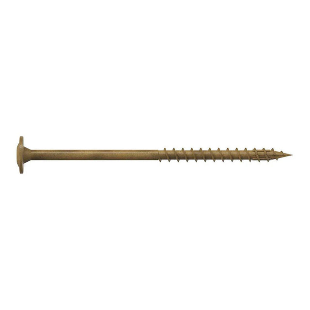 Simpson Strong-Tie CBT08300R200 (#8 x 3") T20 Wafer-Head Construction Screw Tan Quik Guard Coating (200 Pack)