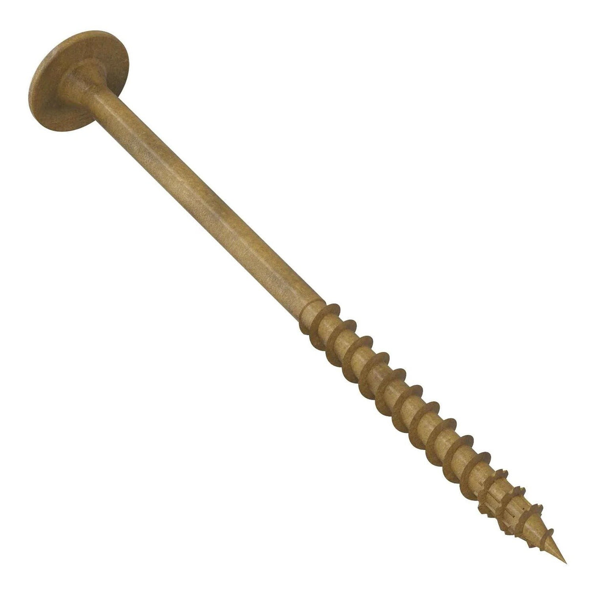 Simpson Strong-Tie CBT08300R200 (#8 x 3") T20 Wafer-Head Construction Screw Tan Quik Guard Coating (200 Pack) - 2