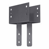 Simpson CC44ROT Strong-Tie Column Cap for 4x Beam and 4x Post, Gray Paint, Heavy Gauge Steel