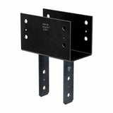 Simpson Strong-Tie CC66PC Black Powder-Coated Column Cap for 6x Beam and 6x Post