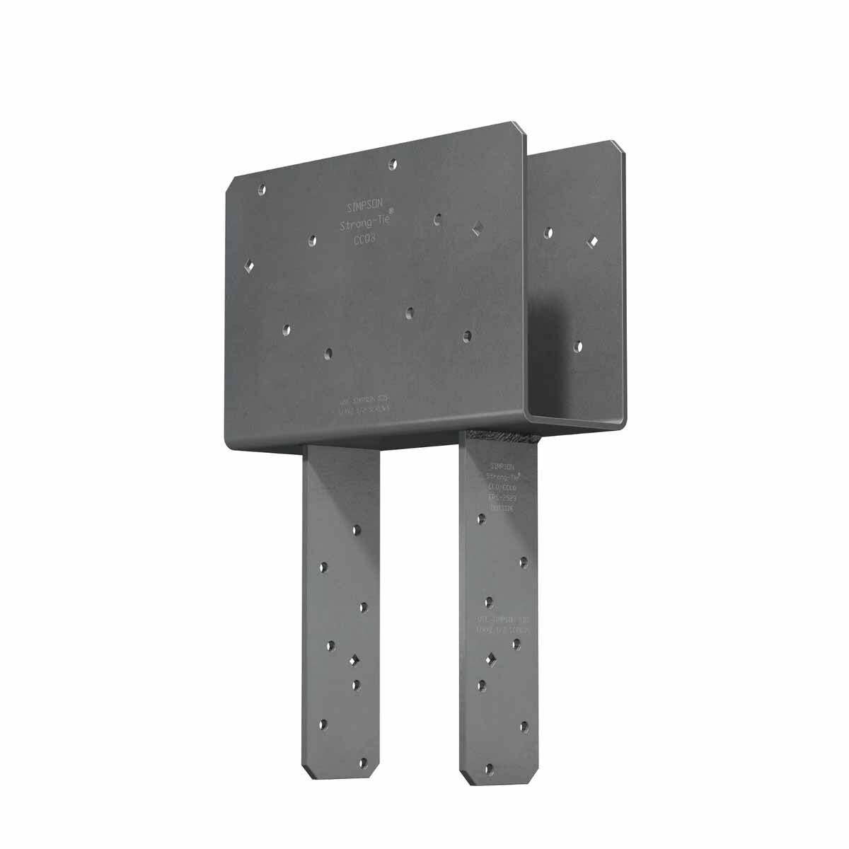 Simpson CCQ3-6SDS2.5 Strong-Tie Column Cap for 3-1/8" Beam, 6x Post with SDS Screws