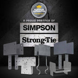 Simpson CCQ3-6SDS2.5 Strong-Tie Column Cap for 3-1/8" Beam, 6x Post with SDS Screws - 4