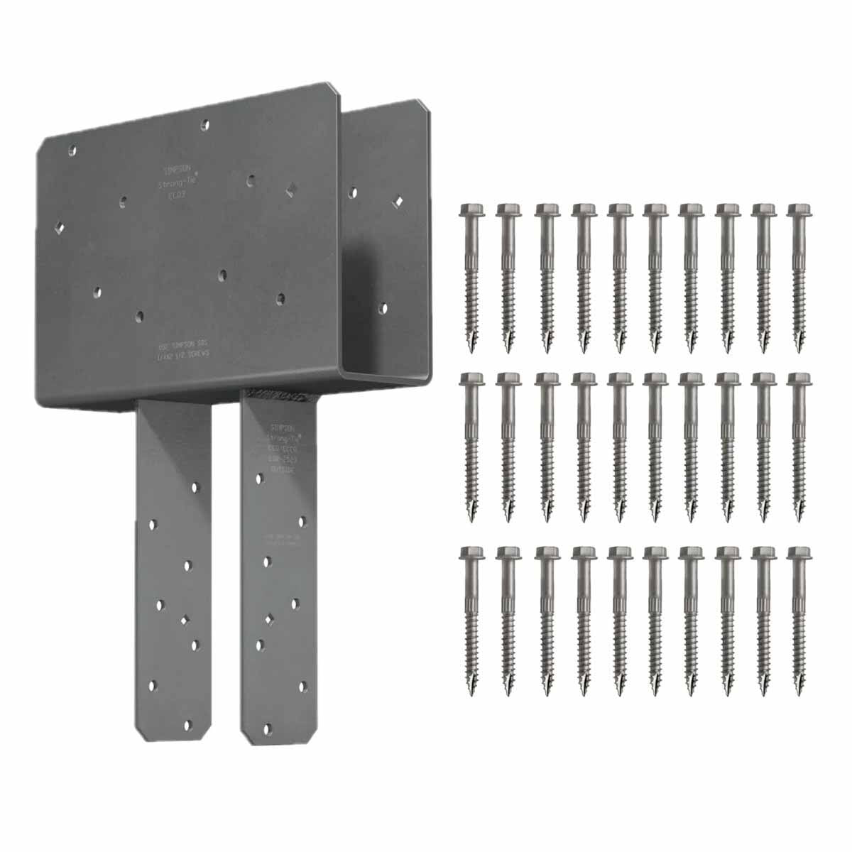 Simpson CCQ46SDS2.5-R Strong-Tie Column Cap for 4x Beam, 6x Post with SDS Screws - 2