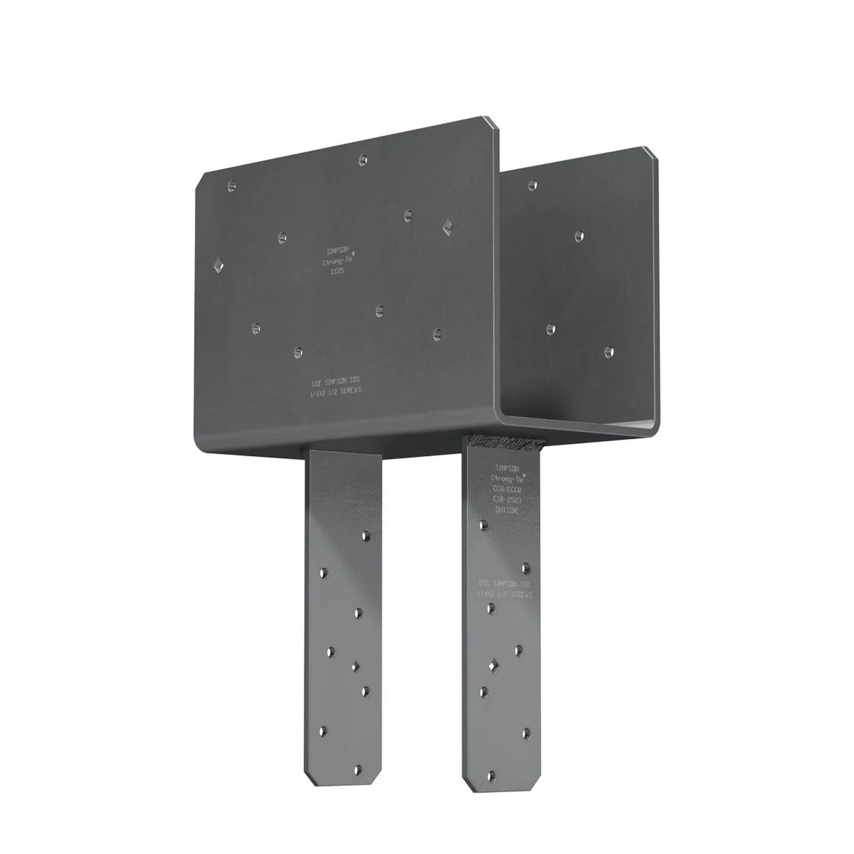 Simpson CCQ5-6SDS2.5 Strong-Tie Column Cap with SDS Screws for 5-1/8" Beam and 6x Post
