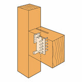 Simpson Strong-Tie CJT4ZS (12-Gauge) ZMAX Galvanized Concealed Joist Tie with Short Pins - 2