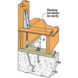 Simpson CNW1 1/4 Strong-Tie Coupler Nut with Witness Hole for Threaded Rod - 7