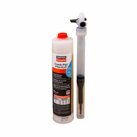 Simpson Strong-Tie CPFH09 (9 oz.) Crack-Pac Flex-H2O Polyurethane Crack Sealer Cartridge (1 Piece)