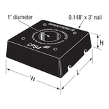 Simpson Strong-Tie CPS4-R Composite Plastic Standoff for 4x4 - 2
