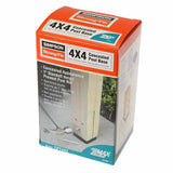 Simpson Strong-Tie CPT44Z (4" x 4") ZMAX Galvanized Concealed Post Base for 4x4 Posts - 5