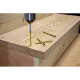 Simpson Strong-Tie CSVZ3R210 Strong-Drive (#10 x 3") CSV Construction Screw, Flat Head, Yellow Zinc (210 Pack) - 5