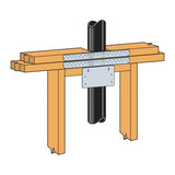 Simpson Strong-Tie CTS218 (18 in.) Compression and Tension Strap for Wood Repair - 3