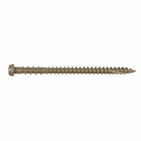 Simpson Strong-Tie DCU234BR05R70Deck-Drive (#10 x 2-3/4") T20 DCU Quik Guard Composite Screw - Brown 05 (70 Pack)