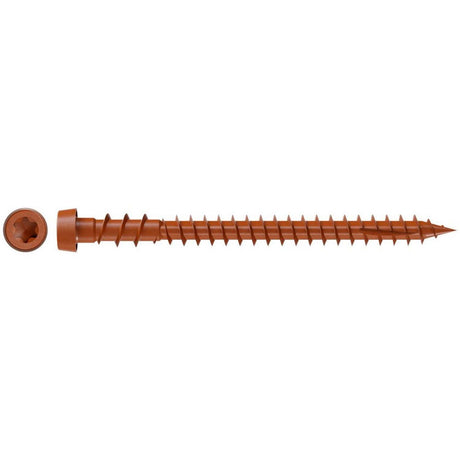 Simpson Strong-Tie DCU238STN01 Deck-Drive (#10 x 2-3/4") T20 DCU Quik Guard Composite Collated Screw, Tan (1000 Pack)