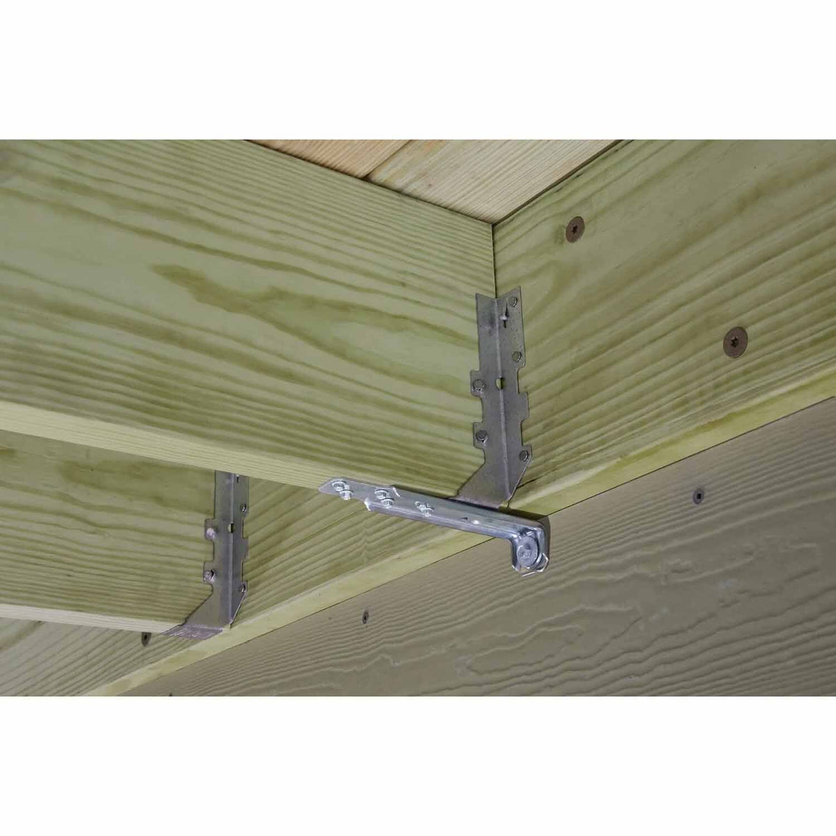 Simpson Strong-Tie DTT1Z-KT (1-1/2" x 7-1/8") 14 Gauge Deck Tension Tie - ZMAX Finish (4 Pack) - 4