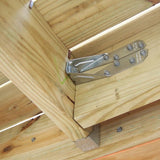 Simpson DTT2Z-SDS2.5 Strong-Tie Deck Tension Tie with ZMAX Finish and 2.5" SDS Screws - 7