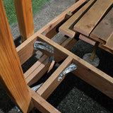 Simpson Strong-Tie DTT2Z Deck Tension Tie with 1.5" SDS Screws - 3